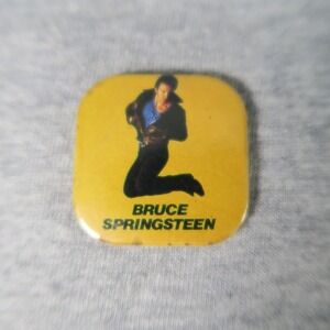 Bruce Springsteen Dancing in the Dark Pinback Button Pin Vtg 1984 Rock Concert
